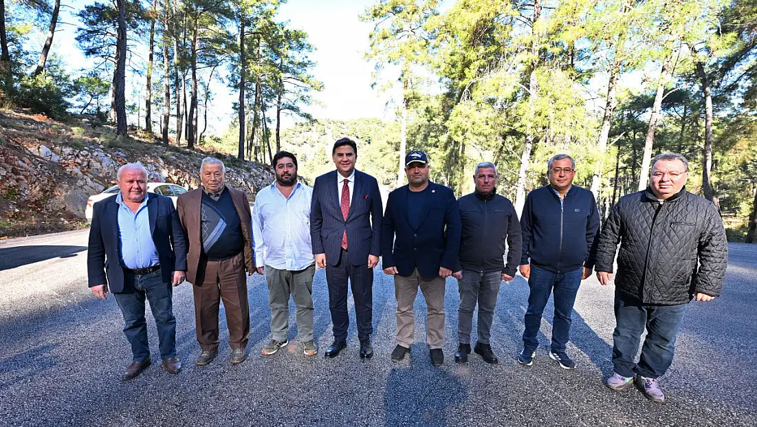 Başkan Karaca, Kayaköy’de Tamamlanan Asfalt Çalışmalarını Denetledi