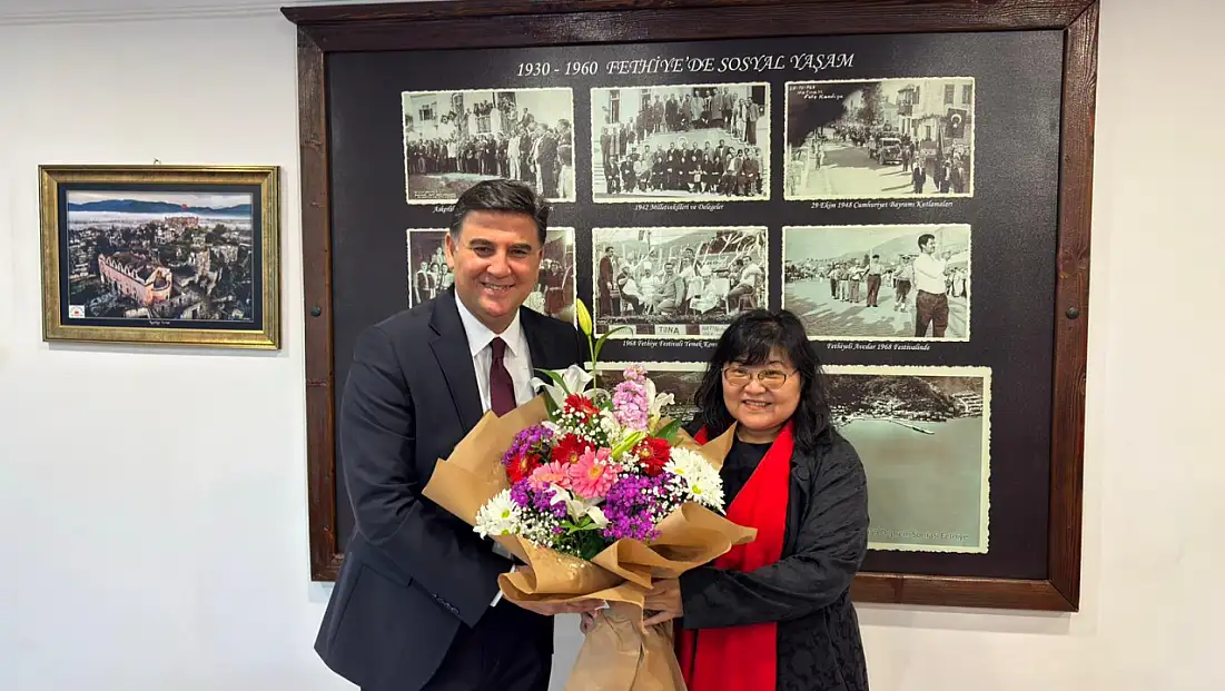 Çin Heyeti Fethiye’de: Başkan Karaca’ya nezaket ziyareti
