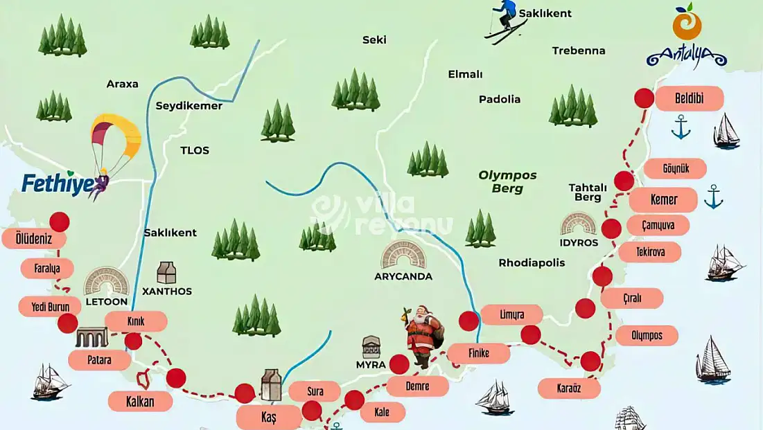 Fethiye-Antalya Likya Yolu’nun dünyanın en güzel yürüyüş rotası olduğu tescillendi
