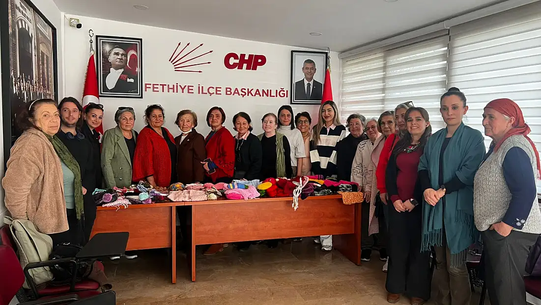 Fethiye CHP Kadın Kolları’ndan depremzede çocuklara 'Sıcacık Umut'
