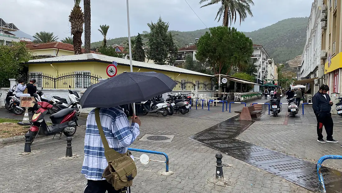 Fethiye’de hava sıcaklıkları düştü ceketler dolaptan çıktı