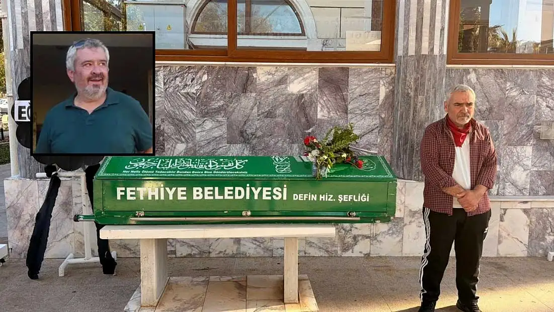 Fethiye’de öğretmen Yaşar Manav son yolculuğuna uğurlandı