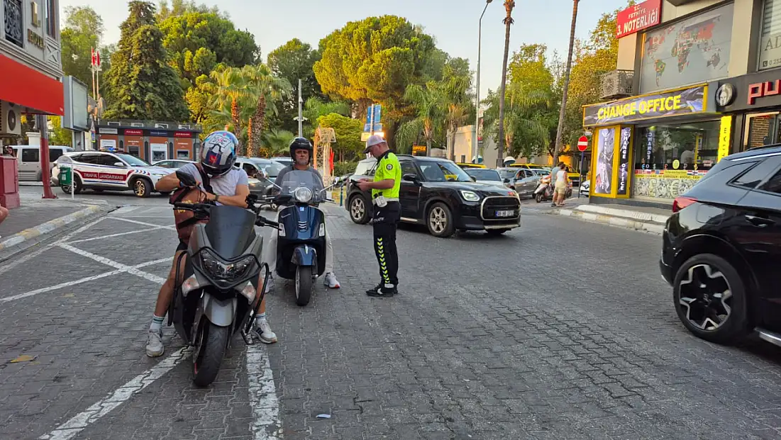 Trafik büro amirliği ekiplerinden sıkı denetim