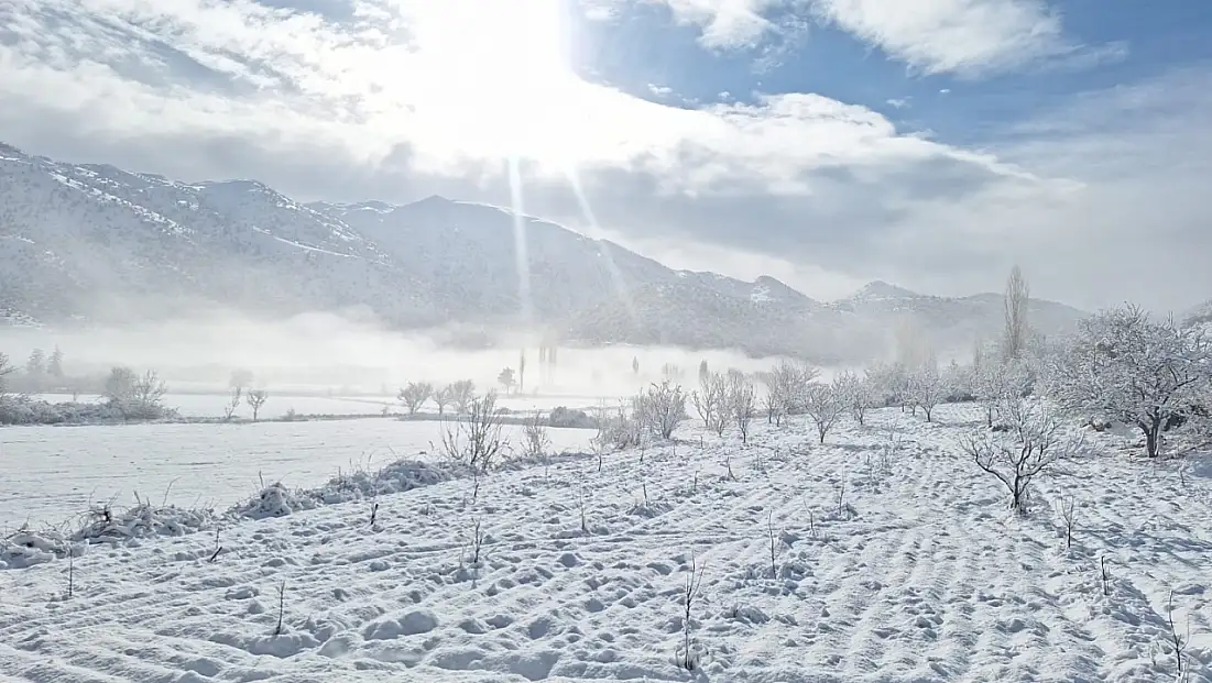 Yayla Zorlar’da kış güzelliği
