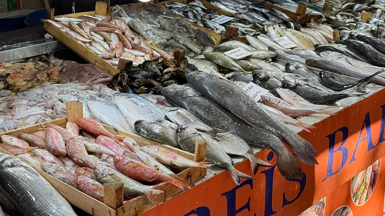 Fethiye'de balık tezgâhları şenlendi: Kış bereketiyle balık bolluğu başladı