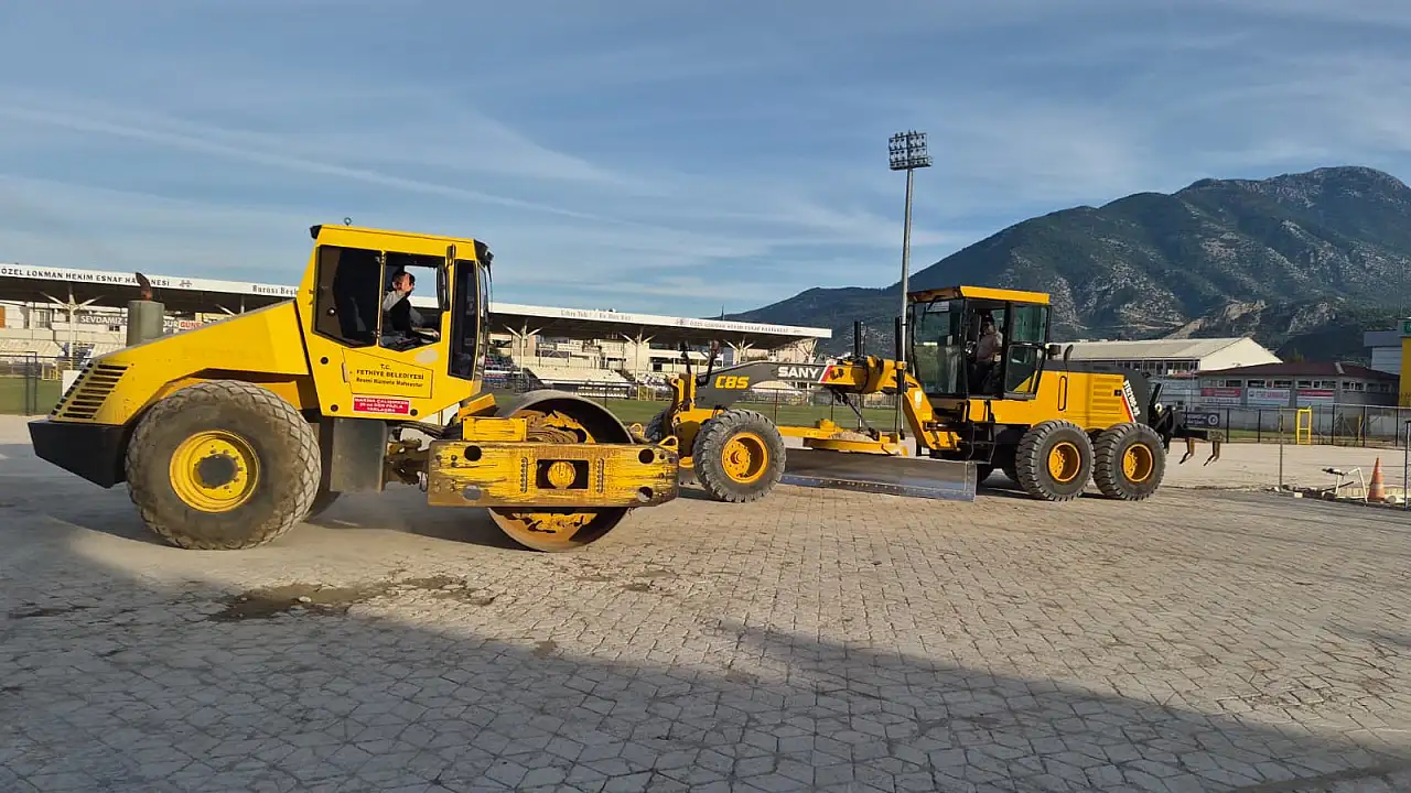 Fethiyespor'dan Galatasaray maçı öncesi stadyum hazırlıkları: 'Fethiye'ye yakışır şekilde ağırlayacağız'