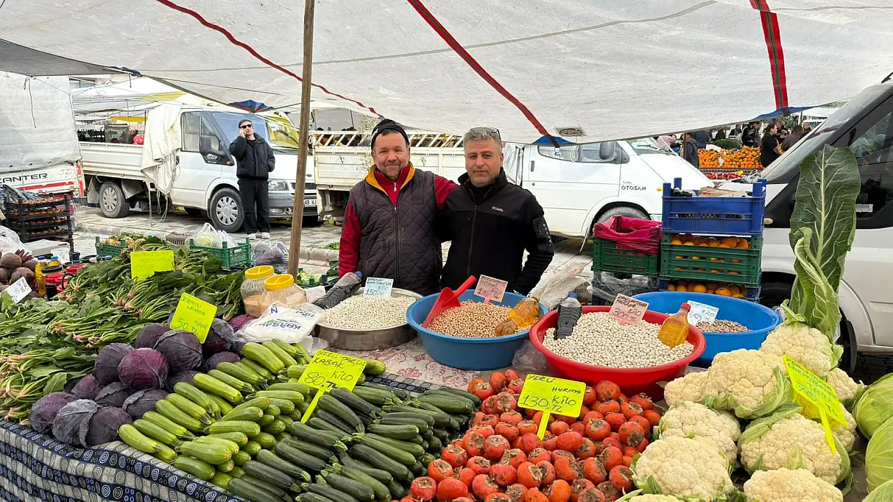 Çalış Pazar Pazarı'nda Fiyatlar Sabit