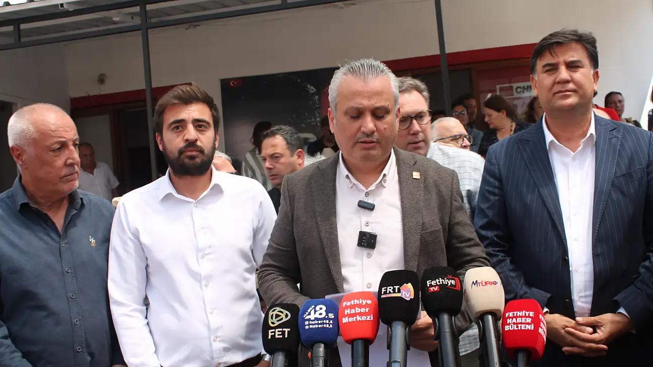 CHP Fethiye İlçe Başkanı Koyuncu: 'Cumhuriyet Halk Partisi Geri Çekilmez'