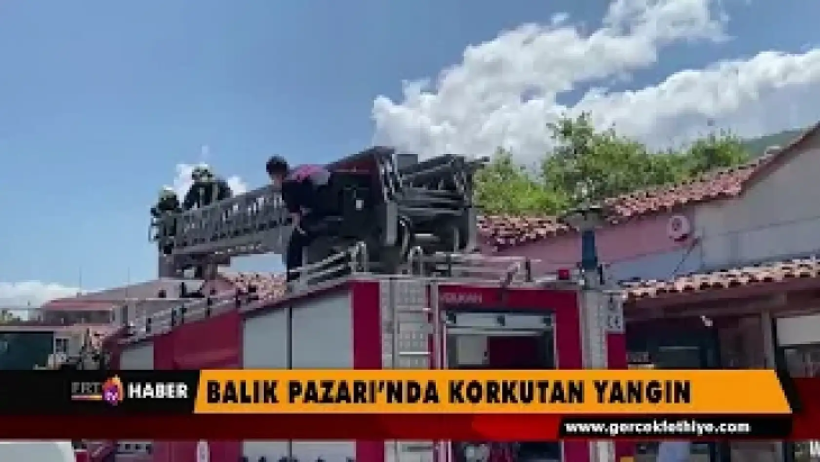 Balık Pazarı'nda korkutan yangın