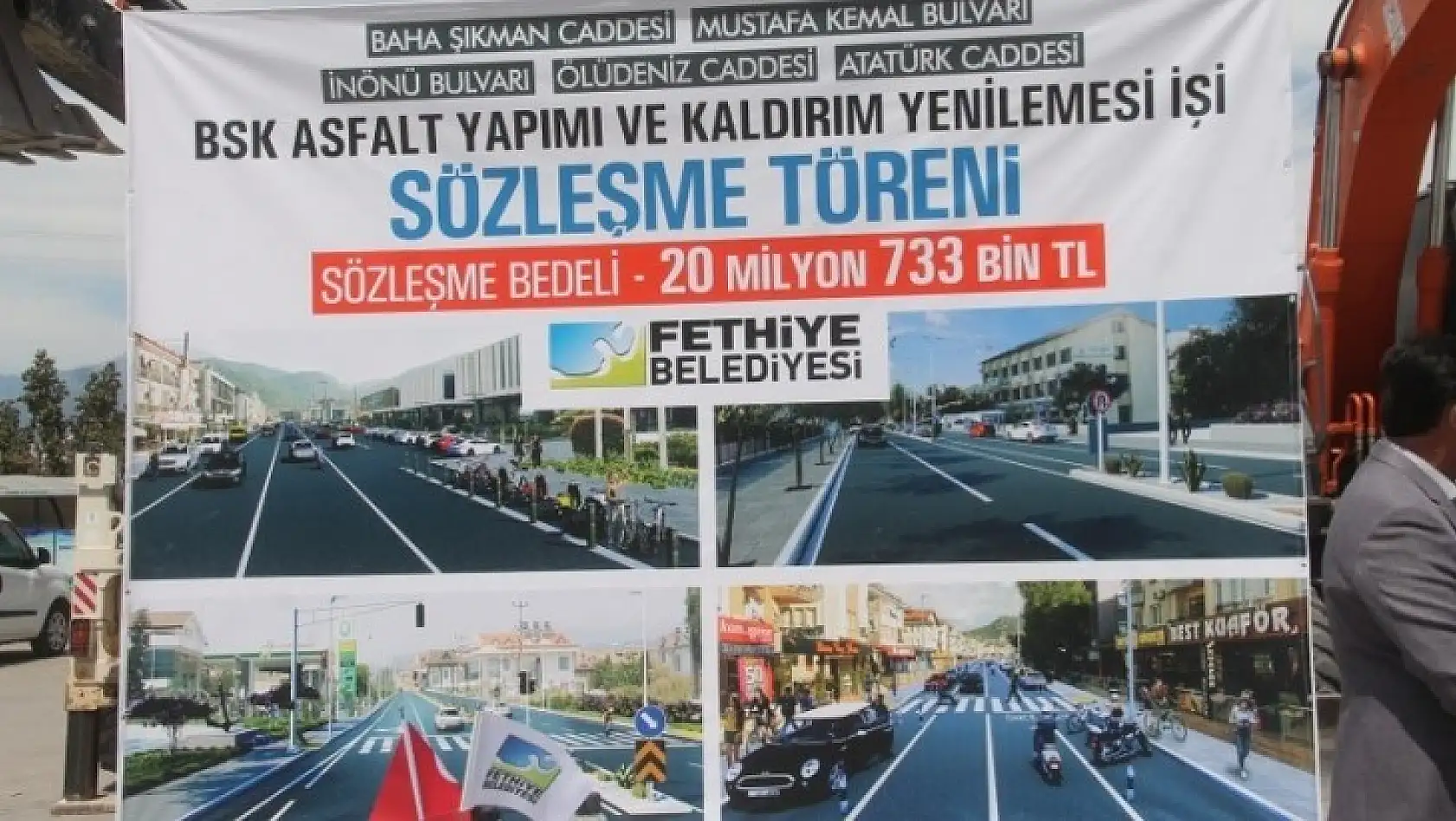 BSK Sıcak asfalt çalışmaları için imzalar atıldı