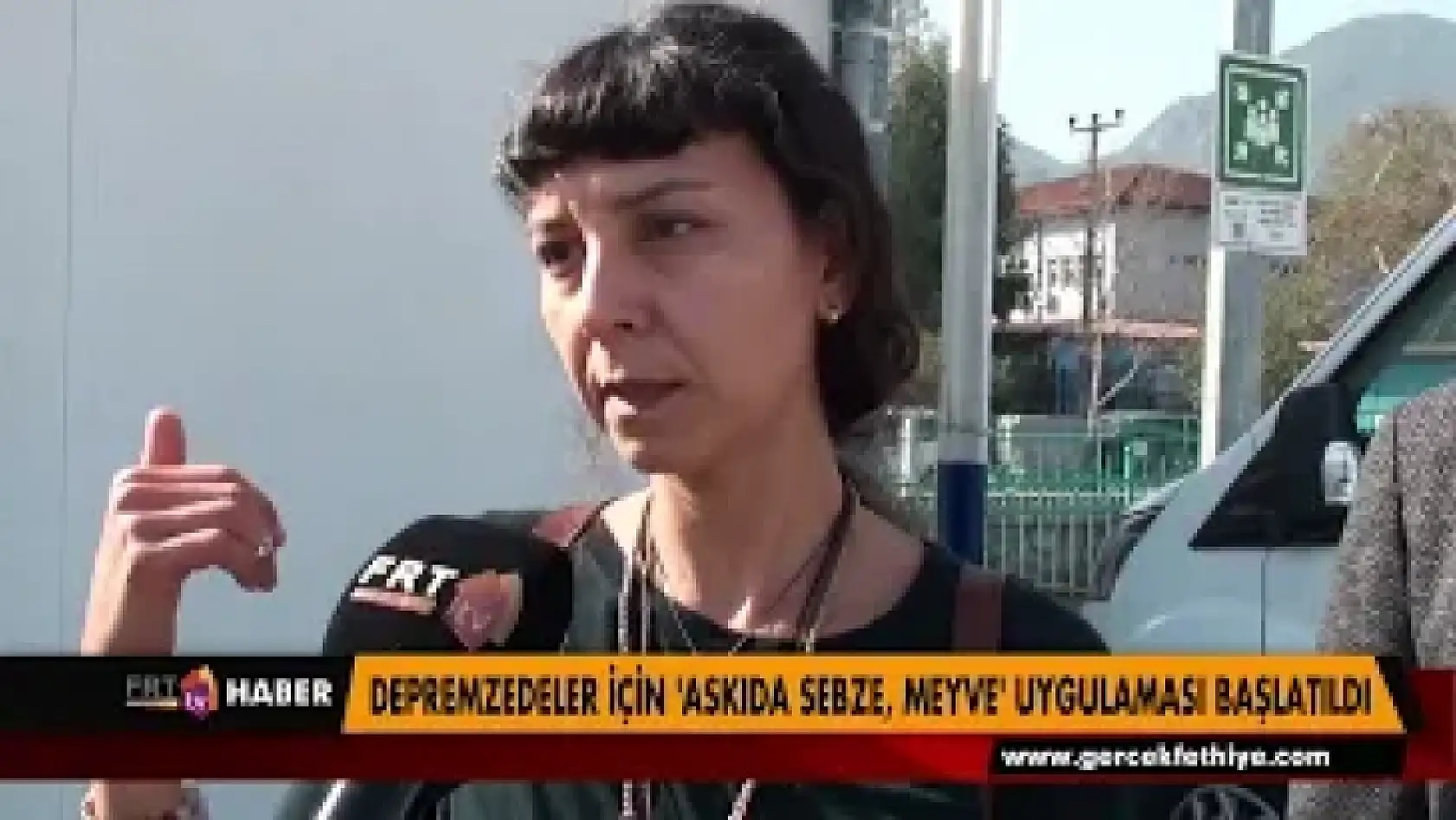 DEPREMZEDELER İÇİN 'ASKIDA SEBZE, MEYVE' UYGULAMASI BAŞLATILDI