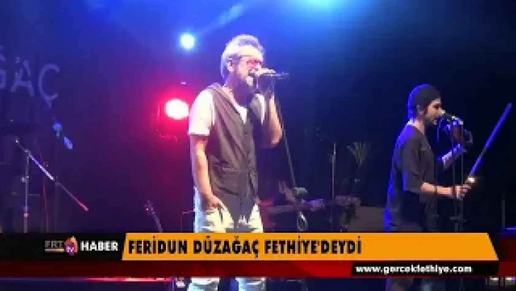Feridun Düzağaç Fethiye'deydi