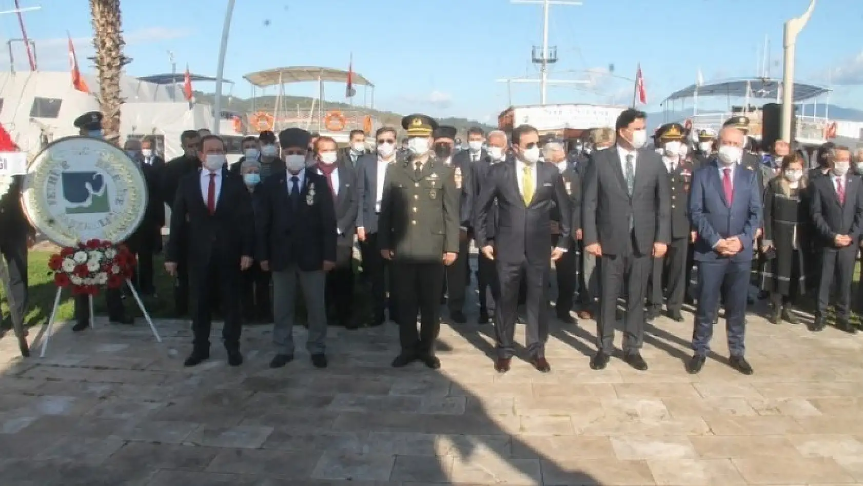 Fethiye'de 18 Mart Çanakkale Zaferi Yıl Dönümünde Şehitler Anıldı