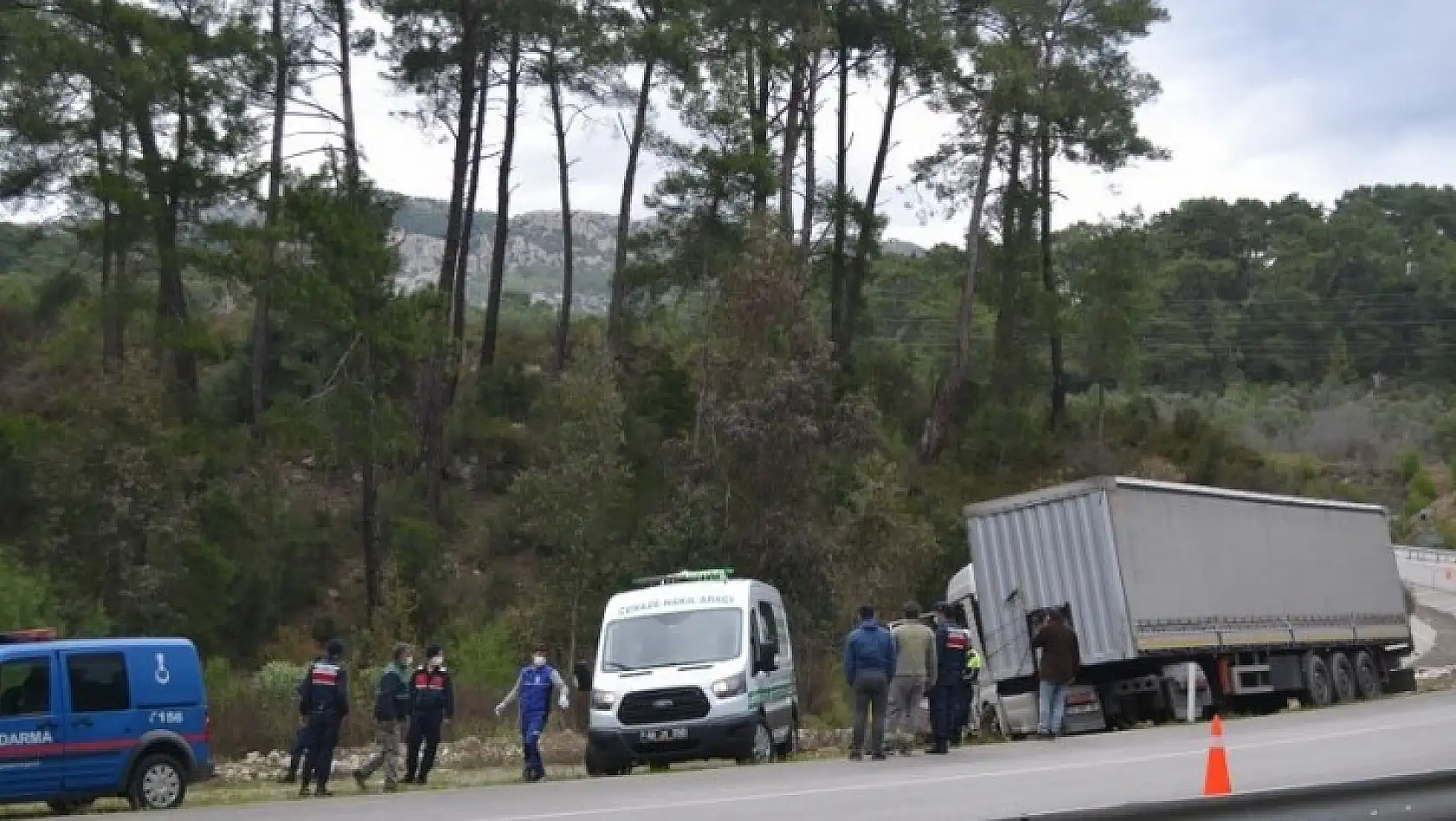 Göcek Mahallesi'nde tır kazası 1 ölü