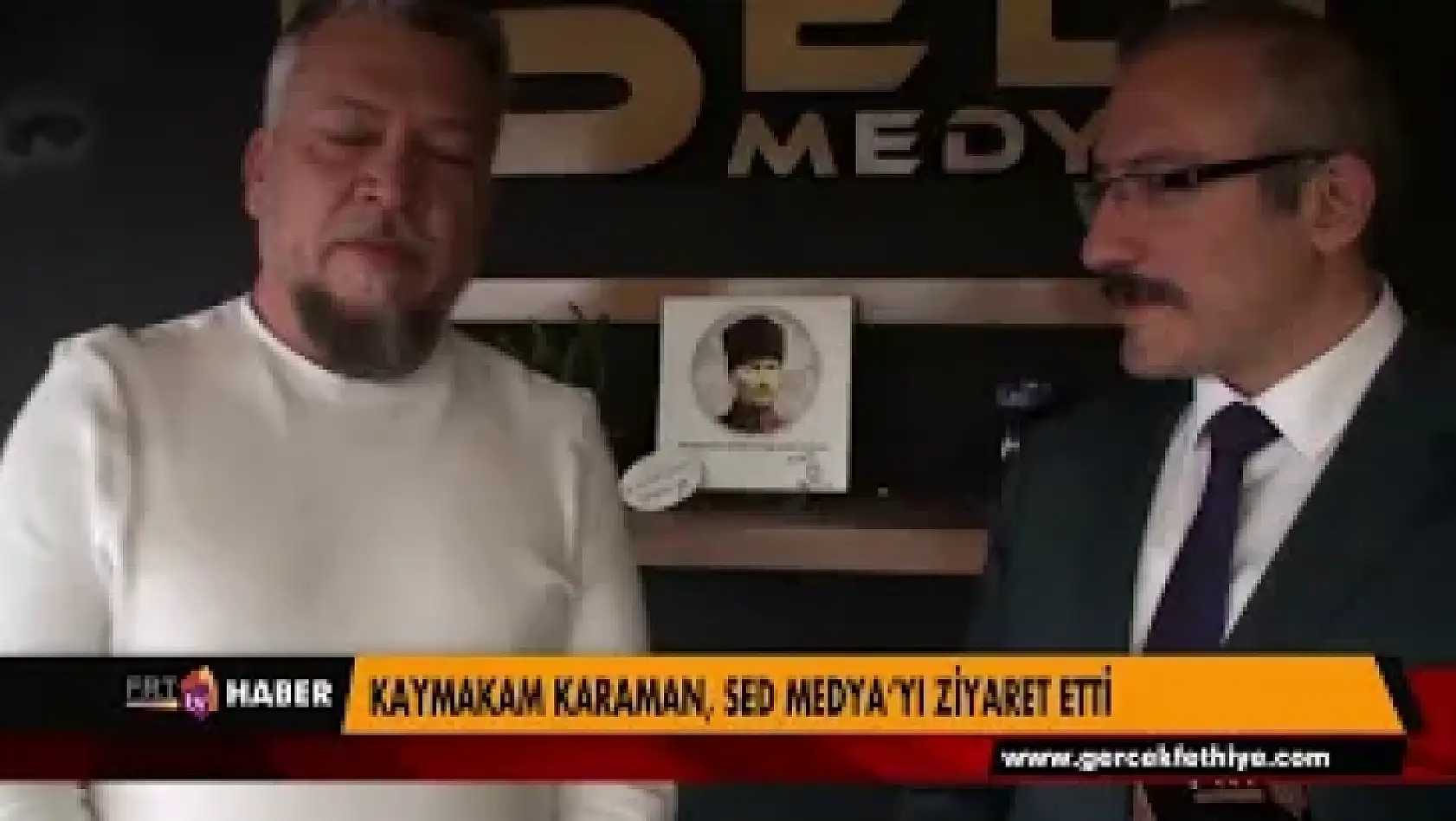 KAYMAKAM KARAMAN, SED MEDYA'YI ZİYARET ETTİ