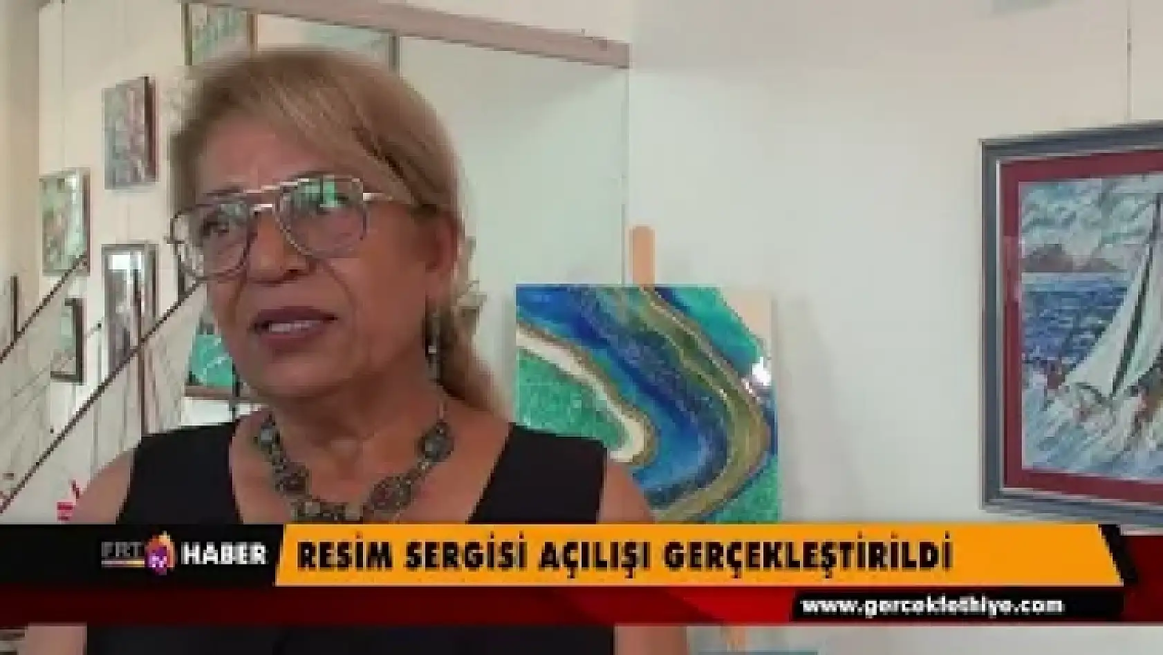 Resim sergisi açılışı gerçekleştirildi