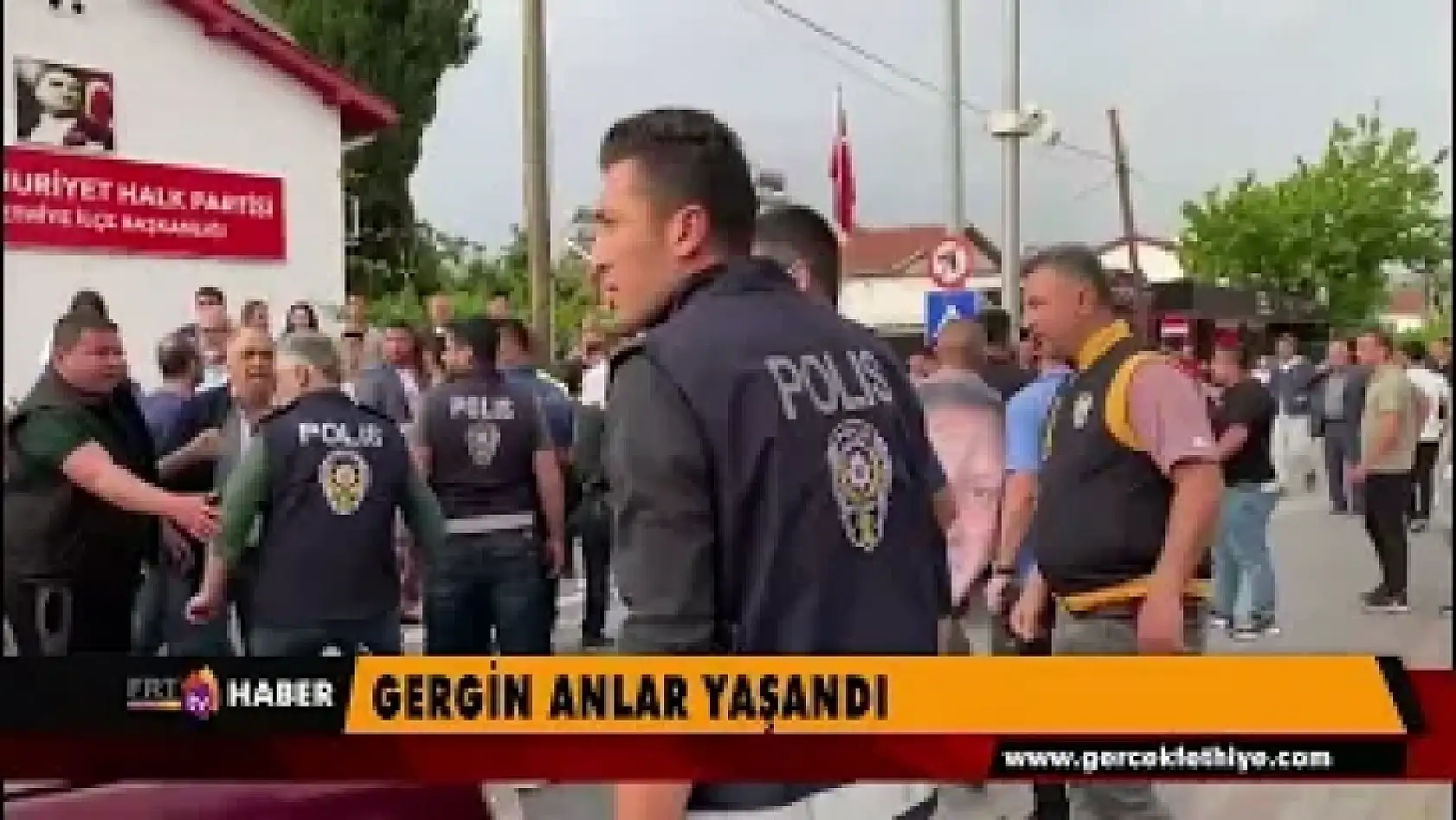 Seçim sonuçları açıklanırken gergin anlar yaşandı