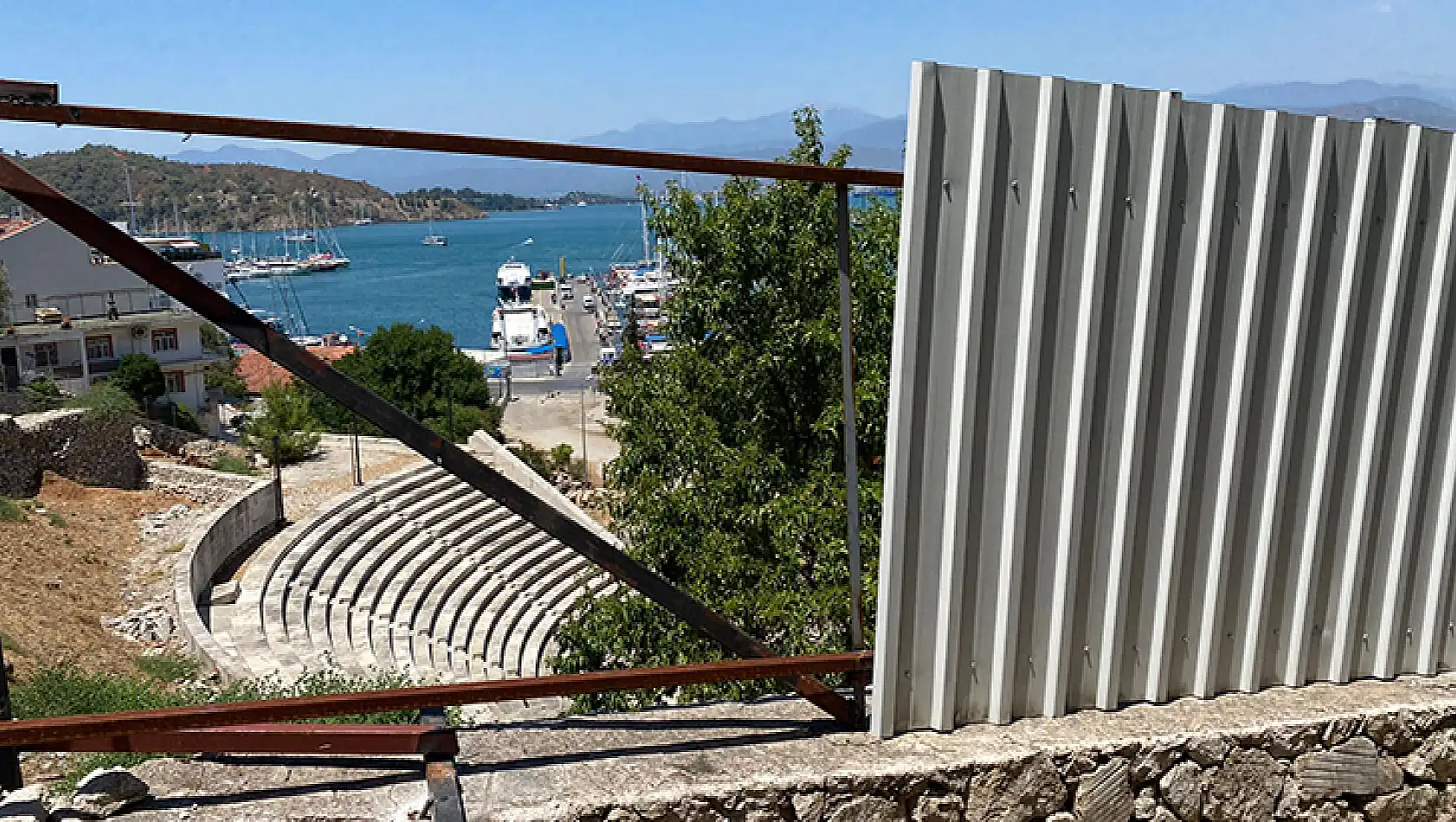 Tarihe saygı kazandı Fethiye Telmessos Antik Kenti'nin çevresinin kapatılması durduruldu!