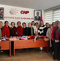 Fethiye CHP Kadın Kolları'ndan depremzede çocuklara 'Sıcacık Umut'