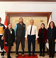 Fethiye'de Acil Sağlık Hizmetleri Haftası'nda Kaymakam Akkaya'ya ziyaret