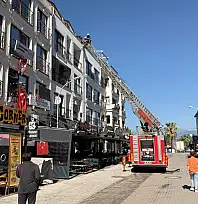 Fethiye'de baca yangını korkuttu: İtfaiye ekipleri alevleri büyümeden söndürdü