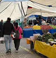 Fethiye'de Cuma Pazarı bu hafta durgun