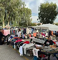 Fethiye'de ikinci el pazarında satışlar Günlükbaşıspor yararına