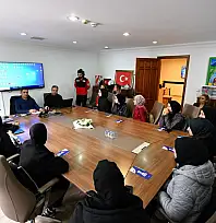 Fethiye'de öğrencilere ve kursiyerlere afet farkındalık eğitimi