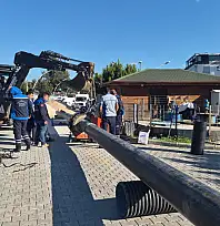 Fethiye'de su birikintilerine çözüm: Basınçlı tahliye hattı yer altına döşeniyor