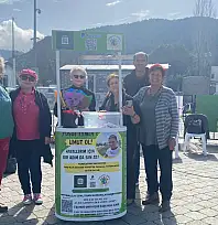 Fethiye'de Yusuf Eymen'e 'Umut Standı' kuruldu