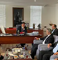 Fethiye Esnaf Odası yönetiminden Başkan Karaca'ya ziyaret