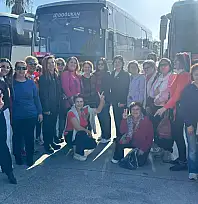 Özgür Özel'in Milas mitingine Fethiye'den yoğun katılım