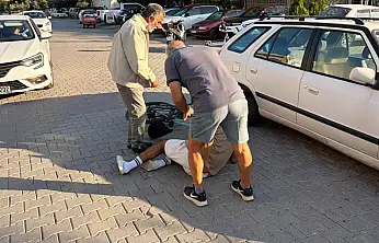 Fethiye'de bisikletle akrobasi de kötü son: Ön tekeri kaldırmak isterken yere düştü