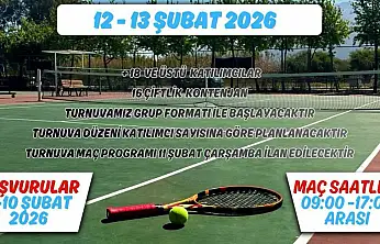 Fethiye'de Sevgililer Günü'ne özel tenis turnuvası başlıyor