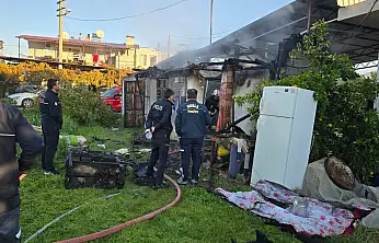 Fethiye'de tek katlı evde yangın: 92 yaşındaki kadın ağır yaralandı