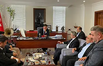 Fethiye Esnaf Odası yönetiminden Başkan Karaca'ya ziyaret