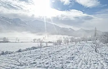 Yayla Zorlar'da kış güzelliği