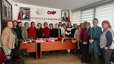 Fethiye CHP Kadın Kolları'ndan depremzede çocuklara 'Sıcacık Umut'