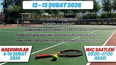 Fethiye'de Sevgililer Günü'ne özel tenis turnuvası başlıyor