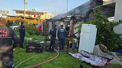 Fethiye'de tek katlı evde yangın: 92 yaşındaki kadın ağır yaralandı