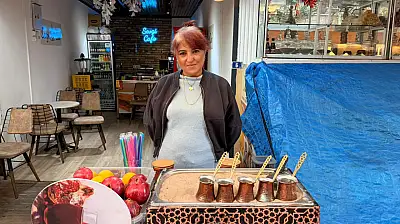 Kumda kahve lezzeti misafirleri hayran bırakıyor