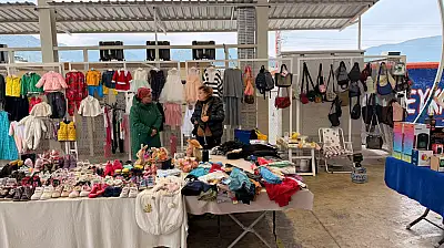 Patlangıç'ta ikinci el pazarı sakin başladı