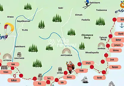 Fethiye-Antalya Likya Yolu'nun dünyanın en güzel yürüyüş rotası olduğu tescillendi