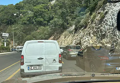Fethiye Ölüdeniz yolunda 'Bayram' yoğunluğu
