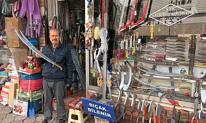 45 yıllık bıçak ustası çırak bulamamaktan dertli