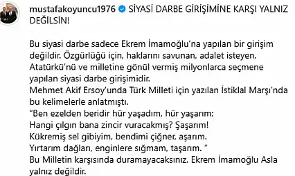 Ekrem İmamoğlu gözaltı sürecine Muğla ve Fethiye'de tepki