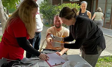 Fethiye Belediyesi'nden kan şekeri tansiyon ölçümü sağlık taraması