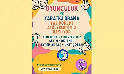 Fethiye'de Oyunculuk Ve Yaratıcı Drama Derslerine Başlıyor
