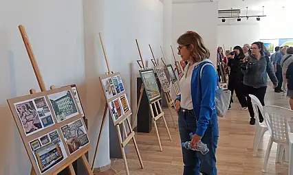 Fethiye'de resim sergisi açılışı