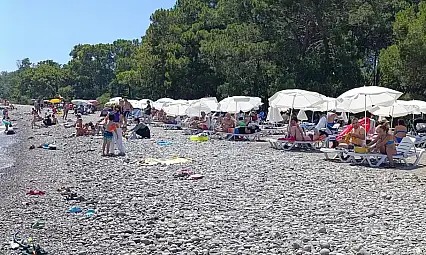 Fethiye'nin En Uygun Şezlongları Akmaz Halk Plajı'nda